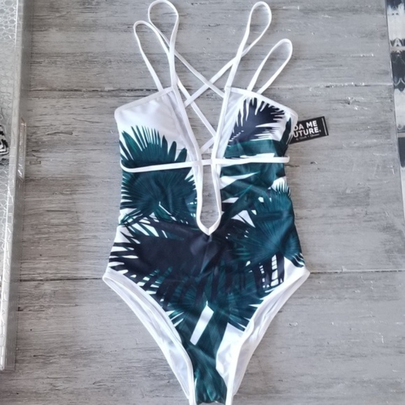 SOLD OUT Tropical Vibes Swimsuit - Picture 2 of 3